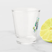 Monstera Alphabet "X" Shot glass Schnapsglas (Links)