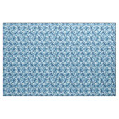 Monstera Aquarellmuster blau Stoff (Yard (91,4 cm))