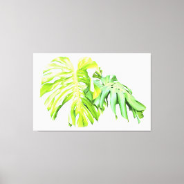 Monstera Artistic Leaf Study Leinwanddruck