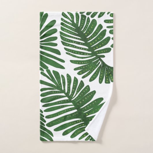 Monstera Badhandtuch Set (Handtuch)