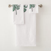 Monstera Badhandtuch Set (Insitu)
