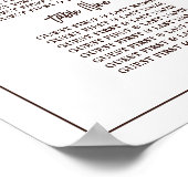 Monstera Beach Hochzeitskarte Poster (Ecke)