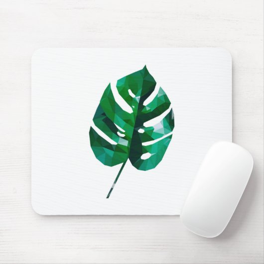 Monstera Blatt-Entwurf Mousepad (Mit Mouse)