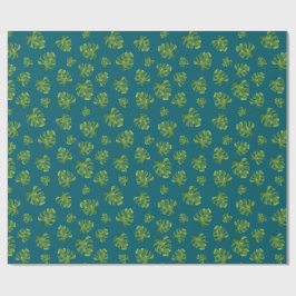 Monstera-Blatt-Geschenkpapier 76 cm x 1,8 m Geschenkpapier