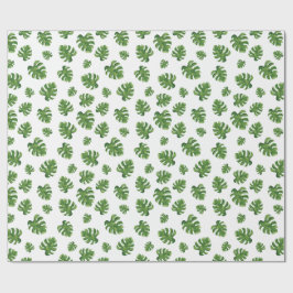 Monstera-Blatt-Geschenkpapier Geschenkpapier