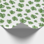 Monstera-Blatt-Geschenkpapier Geschenkpapier (Ecke)