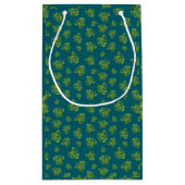 Monstera-Blatt-Geschenktasche Kleine Geschenktüte (Rückseite)