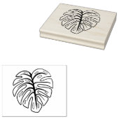 Monstera-Blatt Gummistempel (Stempel)