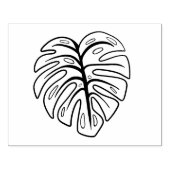 Monstera-Blatt Gummistempel (Prägung)