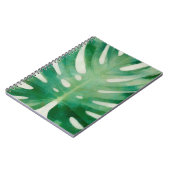 Monstera-Blatt Notizblock (Linke Seite)