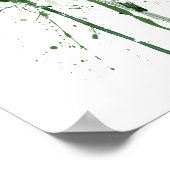 Monstera-Blatt Poster (Ecke)