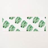 Monstera-Blatt Yogamatte (Vorderseite (Horizontal))