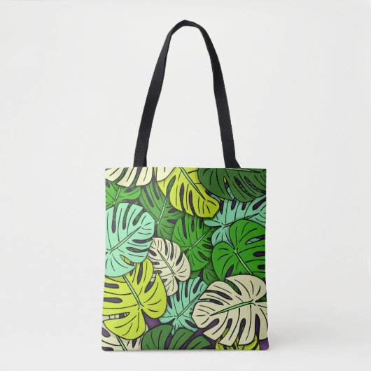 Monstera Blätter #3 Tasche (Vorderseite)