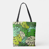 Monstera Blätter #3 Tasche (Rückseite)