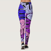 Monstera Blätter #4 Leggings (Rückseite)