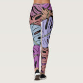 Monstera Blätter #7 Leggings (Rückseite)
