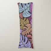 Monstera Blätter #7 Seitenschläferkissen (Vorderseite Vertikal)