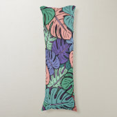 Monstera Blätter #8 Seitenschläferkissen (Vorderseite Vertikal)