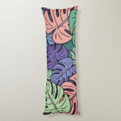 Monstera Blätter #8 Seitenschläferkissen (Rückseite (Vertikal))