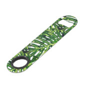 Monstera Blätter Bar Key (Vorderseite Schrägansicht)