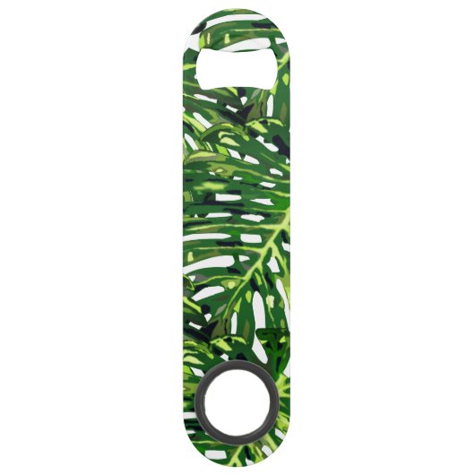 Monstera Blätter Bar Key (Rückseite)