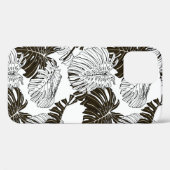 Monstera-Blätter Case-Mate iPhone Hülle (Rückseite (Horizontal))