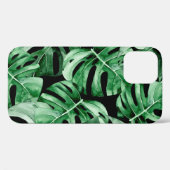 Monstera-Blätter Case-Mate iPhone Hülle (Rückseite (Horizontal))