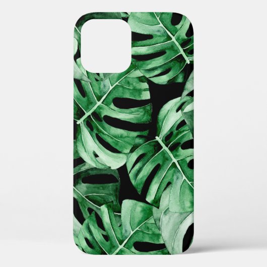 Monstera-Blätter Case-Mate iPhone Hülle (Rückseite)
