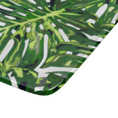 Monstera Blätter Cutting Board Schneidebrett (Ecke)