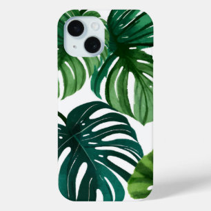Monstera-Blätter   Einfache moderne Wasserfarbe Case-Mate iPhone Hülle