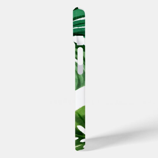 Monstera-Blätter | Einfache moderne Wasserfarbe Case-Mate iPhone Hülle (Rückseite / Links)