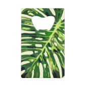 Monstera Blätter Flaschenöffner Grün (Vorderseite)