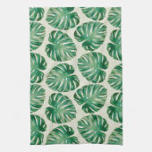 Monstera-Blätter Geschirrtuch (Vertikal)
