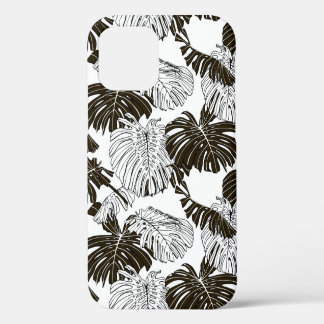 Monstera-Blätter iPhone 12 Hülle