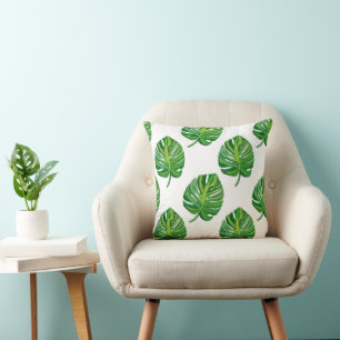 Monstera-Blätter Kissen