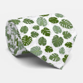 Monstera-Blätter Krawatte (Gerollt)