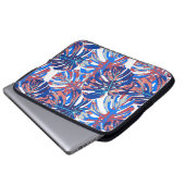 Monstera-Blätter Laptopschutzhülle (Vorne Knopf)