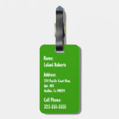 Monstera Blätter, Limahuli Gardens, Kauai, Hawaii Gepäckanhänger (Rückseite vertikal)