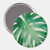 Monstera-Blätter Magnet (Vorderseite/Rückseite)