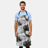 Monstera Blätter nahtlos Schürze (Getragen)