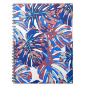 Monstera-Blätter Notizblock (Vorderseite)