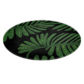 Monstera-Blätter Schneidebrett (Ecke)