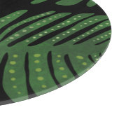 Monstera-Blätter Schneidebrett (Ecke)