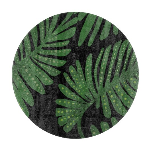 Monstera-Blätter Schneidebrett (Vorderseite)