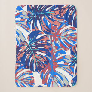 Monstera-Blätter Sherpadecke