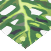 Monstera Blätter Tablecloth Tischdecke (Schrägansicht)