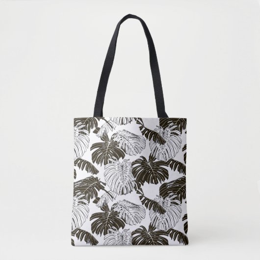 Monstera-Blätter Tasche (Vorderseite)