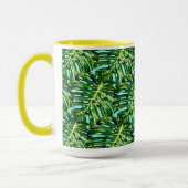Monstera Blätter Tasse - Grün (Links)