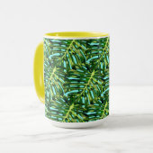 Monstera Blätter Tasse - Grün (Vorderseite Links)