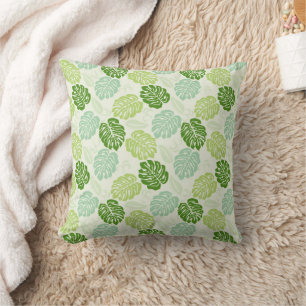 Monstera Blätter Throw Kissen